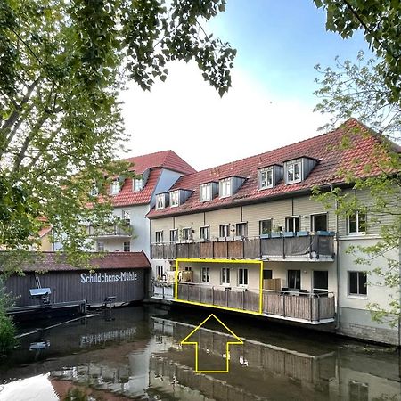 Ferienwohnung Blickfang - Modernes Apartment Direkt In Der Altstadt Von Erfurt Mit Balkon - Beste Lage Und Aussicht Extérieur photo