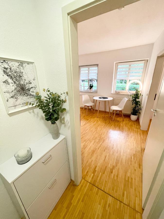 Ferienwohnung Blickfang - Modernes Apartment Direkt In Der Altstadt Von Erfurt Mit Balkon - Beste Lage Und Aussicht Extérieur photo
