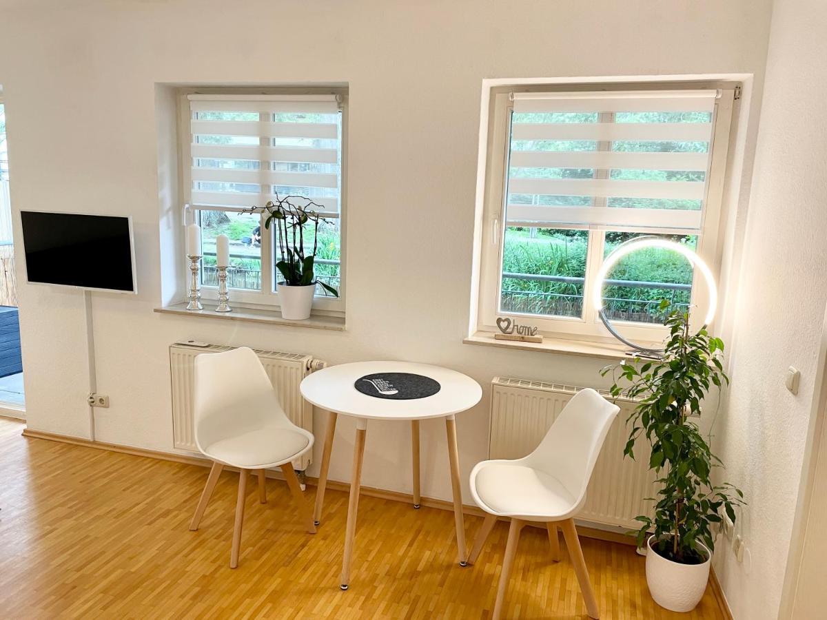 Ferienwohnung Blickfang - Modernes Apartment Direkt In Der Altstadt Von Erfurt Mit Balkon - Beste Lage Und Aussicht Extérieur photo